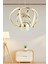 Istanbul Avize Bigiee Ledli Gold Lüx Beyaz Power LED Modern Avize 1