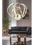 Istanbul Avize Bigiee Ledli Gold Lüx Beyaz Power LED Modern Avize 5