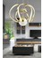 Istanbul Avize Bigiee Ledli Gold Lüx Beyaz Power LED Modern Avize 6