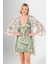 Arias Closet 2 Li Kısa Sabahlık Takımı Desenli OZN-22747 1