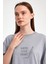 "write Your Heart" Baskılı Tüy Detaylı %100 Penye Süprem T-Shirt 2