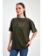 "write Your Heart" Baskılı Tüy Detaylı %100 Penye Süprem T-Shirt 1