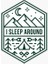 I Sleep Around Sticker 1