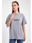 Wisdom Baskılı %100 Penye Süprem Basic Oversize T-Shirt 1