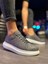 J044 Bağcıklı Ortopedik Taban Erkek Günlük Süet Sneaker Spor Ayakkabı Bt Gri 1