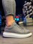 J044 Bağcıklı Ortopedik Taban Erkek Günlük Süet Sneaker Spor Ayakkabı Bt Gri 2