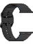 Apple Watch 10 Serisi 42MM - 38/40/41MM Kordon Dekoratif Örgü Çizgili Spor Silikon Kayış 3