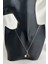 Çelik Altın Rengi Taşlı Meyve Minimal Kiraz Kolye (40CM) 1