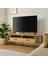 Federico 2 Çekmeceli Raflı Tv Ünitesi - Safir Meşe - 160 cm 1