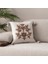 Comfort Punch Desenli Kırlent Kılıfı Kare Dekoratif Bohem Nakışlı Koltuk Yastık Kılıfı Panç 45X45 1