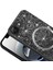 iPhone 16E Kılıf Pırlanta Tasarımlı M-Safe Şarj Özellikli F10T Mozaik Silikon Kapak - Desert Titanyu 4