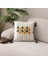 Comfort Punch Desenli Kırlent Kılıfı Kare Dekoratif Bohem Nakışlı Koltuk Yastık Kılıfı Panç 45X45 1