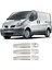 Nissan Primastar Uyumlu 2001-2014 Krom Kapı Kolu 3 Kapı Paslanmaz Çelik 1