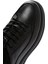 Erkek Siyah Bağcıklı Deri Sneaker 25WFD6761FT 9