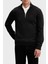 Pamuklu Slim Fit Yarım Fermuarlı Dik Yaka Kazak Erkek Kazak DM0DM21654 Bds 1