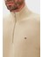 Pamuklu Slim Fit Yarım Fermuarlı Dik Yaka Kazak Erkek Kazak DM0DM21654 Rbv 4