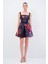 Night Zoom Volanlı Mini Elbise 1