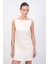 Moda Tutkusu Kolsuz Saten Elbise 1