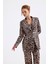 Abiye Takım Elbise | Ceket | Pantolon | Büstiyer 3 Lü Takım TK34264 Büyük Kızıl Leopar 2