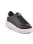 Siyah Beyaz Bağcıklı Kadın Sneaker 3