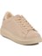 Ekru Bağcıklı Kadın Sneaker 3