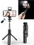 LED Işıklı Selfie Çubuğu Bluetooth Kumandalı Kablosuz Tripot Selfie Monopod Selfie Stick 1