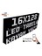 LED Tabela 16X128 cm Tek Taraflı Beyaz Kayan Yazı Wifi (Telefondan Yazı Değiştirme) 1
