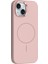 iPhone 14 Kılıf M-Safe Şarj Özellikli Metal Kamera Çerçeveli Tdom Edi Silikon Kapak - Rose Gold 1