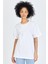 Kadın Basic %100 Pamuk Compact Penye Süprem Oversize Tişört 4
