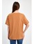 "shine Your Light" Baskılı %100 Penye Süprem Kadın Oversize T-Shirt 3