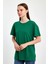 Düz Renk %100 Kompakt Penye Süprem Basic Oversize Tişört 1
