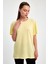Düz Renk %100 Kompakt Penye Süprem Basic Oversize Tişört 2