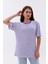 Çizgili %100 Compact Penye Süprem Basic Oversize T-Shirt 1
