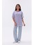 Çizgili %100 Compact Penye Süprem Basic Oversize T-Shirt 4