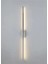 Krom Renk Modern Dekoratif LED Duvar Aplik Uzun Çubuk LED Tekli 80 cm Gün Işığı 2