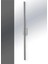 Krom Renk Modern Dekoratif LED Duvar Aplik Uzun Çubuk LED Tekli 80 cm Gün Işığı 3