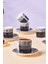 6 Kişilik Siyah Kahve Fincanı Takımı, 90 Ml, Şık ve Kullanışlı Set 1