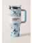Quencher Pipetli Termos Bardak 1.18 Lt Loveshackfancy Mavi 1