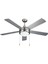 -KCF288-60 Watt 52 Avizeli Gümüş Metal 5 Kanatli Tavan Vantilatörü Dsdrn 1