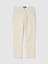 Kadın Kırık Beyaz Mid Rise Classic Straight Jean Pantolon 1