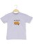 Arka Just Stay Cool Baskılı Erkek Tshirt Gri 1