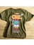 Arka Just Stay Cool Baskılı Erkek Tshirt Haki 3