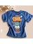 Arka Just Stay Cool Baskılı Erkek Tshirt Indigo 3