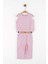Askılı Bluz Pantolon Takım Pembe 1