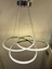 3 Renk Işıklı Modern Sarkıt Gold Kasa LED Avize Ledli Avize 1