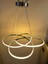 3 Renk Işıklı Modern Sarkıt Gold Kasa LED Avize Ledli Avize 3