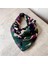 Siyah Üzerine Asker Desenli %100 Cotton Unisex Bandana Fular 1
