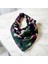 Siyah Üzerine Asker Desenli %100 Cotton Unisex Bandana Fular 2
