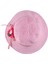3/6 Yaş Kız Fiyonklu Hasır Fötr Şapka-50 cm Pembe 1