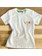 Arka I Am Brave Baskılı 36/1 Süprem Erkek Tshirt Beyaz 1